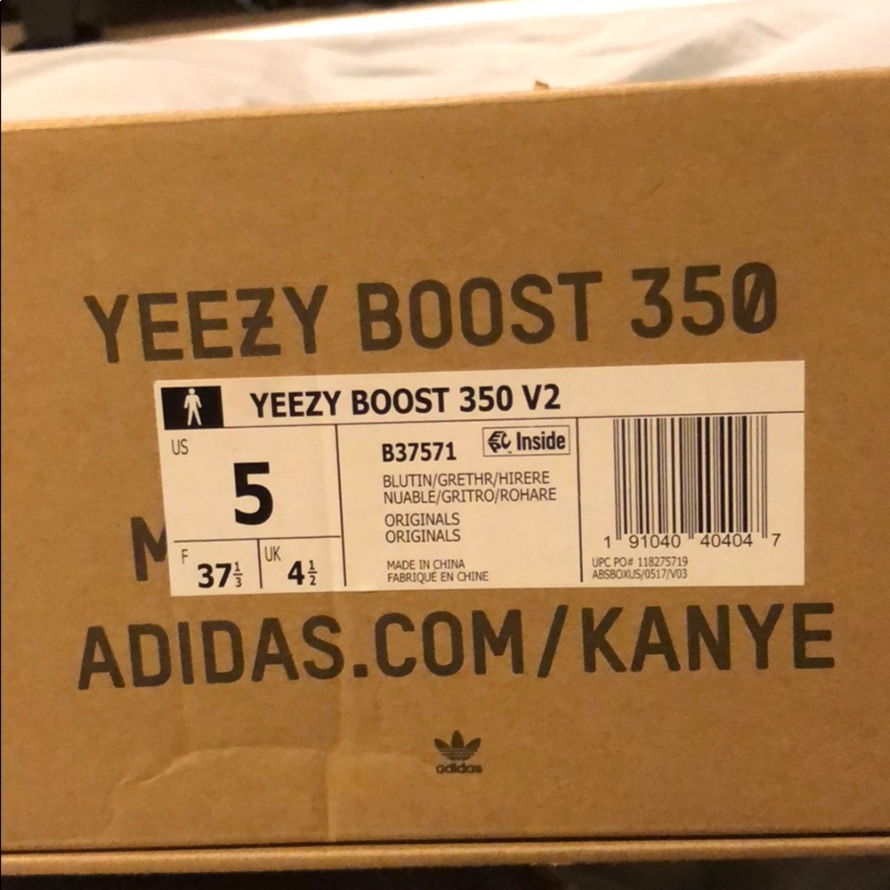 New barley worn Yeezys